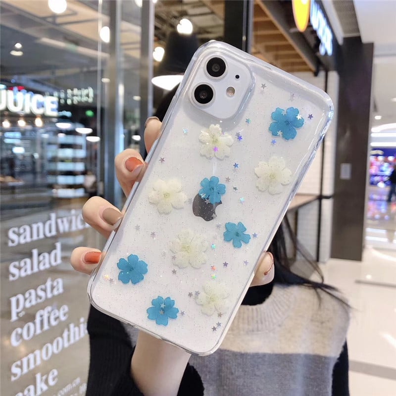 Funda Móvil Flor Eterna transparente