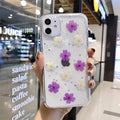 Funda Móvil Flor Eterna transparente